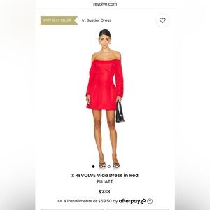ELLIAT Vida Dress Red